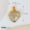 Jewelry Pendant Earrings Bracelet Necklace Accessories Retro Heart Shape Copper Electroplated