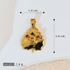 Jewelry Pendant Earrings Bracelet Necklace Accessories Retro Heart Shape Copper Electroplated