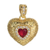 Jewelry Pendant Earrings Bracelet Necklace Accessories Retro Heart Shape Copper Electroplated