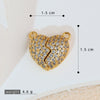 Jewelry Pendant Earrings Bracelet Necklace Accessories Retro Heart Shape Copper Electroplated