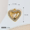 Jewelry Pendant Earrings Bracelet Necklace Accessories Retro Heart Shape Copper Electroplated