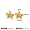 Jewelry Pendant Marine Series Stainless Steel Electroplated Seahorse Crab
