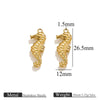 Jewelry Pendant Marine Series Stainless Steel Electroplated Seahorse Crab