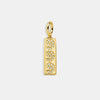 Jewelry Pendant Necklace Brass Geometric Quadrilateral With Diamond For Women