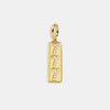Jewelry Pendant Necklace Brass Geometric Quadrilateral With Diamond For Women