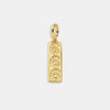 Jewelry Pendant Necklace Brass Geometric Quadrilateral With Diamond For Women
