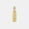 Jewelry Pendant Necklace Brass Geometric Quadrilateral With Diamond For Women