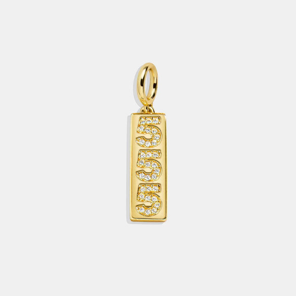 Jewelry Pendant Necklace Brass Geometric Quadrilateral With Diamond For Women