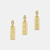 Jewelry Pendant Necklace Brass Geometric Quadrilateral With Diamond For Women