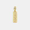 Jewelry Pendant Necklace Brass Geometric Quadrilateral With Diamond For Women