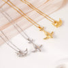 Jewelry Pendant Necklace Copper Animal Zodiac Real Gold Plated Light Luxury Style