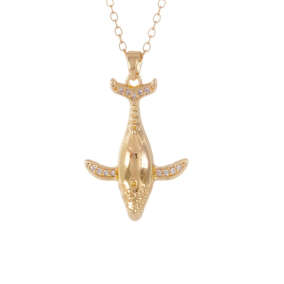 Jewelry Pendant Necklace Copper Animal Zodiac Real Gold Plated Light Luxury Style