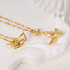 Jewelry Pendant Necklace Copper Animal Zodiac Real Gold Plated Light Luxury Style