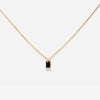Jewelry Pendant Necklace Women Copper Zircon Geometric Plated 18K Real Gold Color Retaining