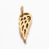 Jewelry Pendant Stainless Steel Heart House Cut Out Wings Polished Electroplated