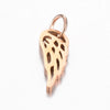Jewelry Pendant Stainless Steel Heart House Cut Out Wings Polished Electroplated