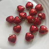 Jewelry Pendant Strawberry Heart Water Drop Bell Copper Electroplating Oil Dripping Light Luxury Pastoral Style