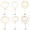 Jewelry 3Piece Set With Cross Frame Chain Necklace Copperclad Iron Copper Alloy Geometric Electroplating