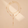 Jewelry 3Piece Set With Cross Frame Chain Necklace Copperclad Iron Copper Alloy Geometric Electroplating