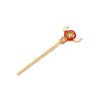 Jewelry Pin Accessories Alloy Silver Plated Gold Plated Copperplated Handmade With Baking Paint Magic Wand Elf Staff Design