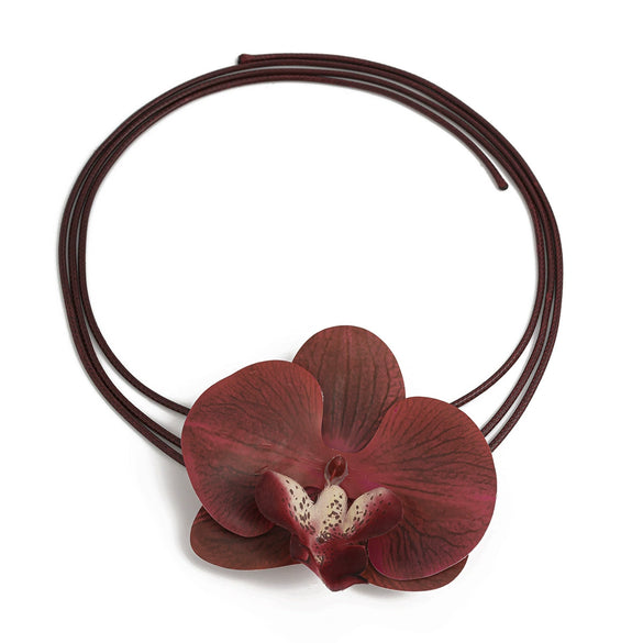 Jewelry Plastic Flower Pendant Neck Chain For Women