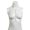 Jewelry Plastic Geometric Body Chain For Women Electroplating Simple Style