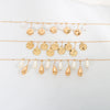 Jewelry Plastic Geometric Drop Shape Electroplating Pendant Necklace For Women