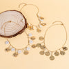 Jewelry Plastic Geometric Drop Shape Electroplating Pendant Necklace For Women