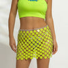Jewelry Plastic Geometric Handwoven Women's Body Chain With Color Sequins