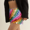 Jewelry Plastic Geometric Handwoven Women's Body Chain With Color Sequins