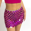 Jewelry Plastic Geometric Handwoven Women's Body Chain With Color Sequins