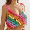 Jewelry Plastic Geometric Handwoven Women's Body Chain With Color Sequins