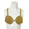 Jewelry Plastic Geometric Imitation Pearl Bikini Breast Chain Women's Electroplated Body Chain Simple Style