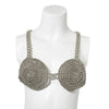 Jewelry Plastic Geometric Imitation Pearl Bikini Breast Chain Women's Electroplated Body Chain Simple Style