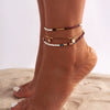 Jewelry Plastic Imitation Pearl Shell Simple Beaded Body Waist Chain For Women
