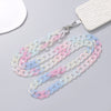Jewelry Plastic Resin Acrylic Crossbody Chain Handmade Painted