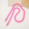 Jewelry Plastic Resin Acrylic Crossbody Chain Handmade Painted