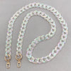 Jewelry Plastic Resin Acrylic Crossbody Chain Handmade Painted