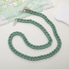 Jewelry Plastic Resin Acrylic Crossbody Chain Handmade Painted