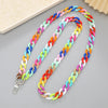 Jewelry Plastic Resin Acrylic Crossbody Chain Handmade Painted
