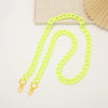 Jewelry Plastic Resin Acrylic Crossbody Chain Handmade Painted