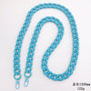 Jewelry Plastic Resin Acrylic Crossbody Chain Handmade Painted