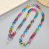 Jewelry Plastic Resin Acrylic Crossbody Chain Handmade Painted