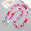 Jewelry Plastic Resin Acrylic Crossbody Chain Handmade Painted