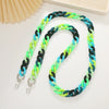 Jewelry Plastic Resin Acrylic Crossbody Chain Handmade Painted
