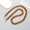 Jewelry Plastic Resin Acrylic Crossbody Chain Handmade Painted