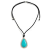 Jewelry Plastic Resin Alloy Dropshaped Handmade Love Pendant Clavicle Chain Necklace For Women