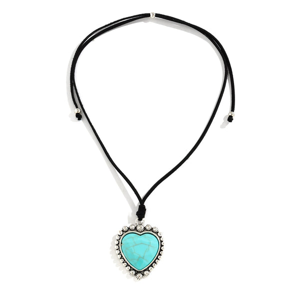 Jewelry Plastic Resin Alloy Dropshaped Handmade Love Pendant Clavicle Chain Necklace For Women