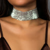 Jewelry Plastic Resin Geometric Diamond Neck Collar Choker For Women