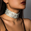 Jewelry Plastic Resin Geometric Diamond Neck Collar Choker For Women